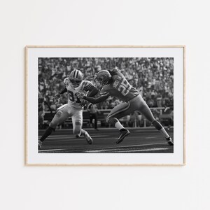 Madden NFL Poster, American Football Poster, Schwarz Weiß Wandkunst, Vintage Wandkunst, Fotografie Drucke, AFL, Sport Dekoration, Sport Geschenk