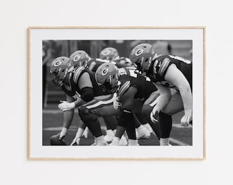 The Green Bay Packers Print , Green Bay Packers, Fan Poster, Black and White Wall Art,Sport Poster, Photograph Prints,American Football Gift