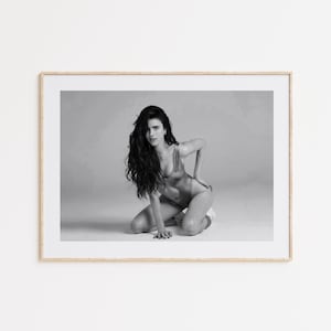 The Substance Print, Margaret Qualley, Fan Poster, Black and White Wall Art, Vintage Wall Art,Photograph Prints,Home Decor,Movie Poster Gift