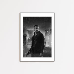 Ryan Gosling Poster, Fan Poster, Black and White Wall Art, Vintage Wall Art, Photograph Prints, Home Decor, Young Room Decor