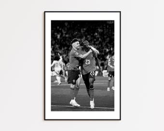 Nuno Mendes Poster, Nuno Print,Portugal National Team Poster, Black and White Football Photography, Soccer Fan Decor,Sports Decor,Sport Gift