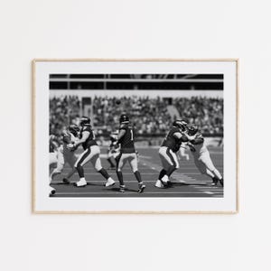 Madden NFL 2023 Poster, American Football, Schwarz Weiß Wandkunst, Vintage Wandkunst, Fotografie Drucke, AFL, Sport Dekoration, Sport Geschenk