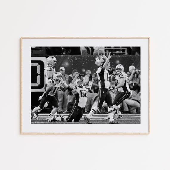 New England Patriots Poster, New England Patriots, Black and White Wall Art,Vintage Wall Art, Photograph Prints, NFL, AFL, Super Bowl Poster
