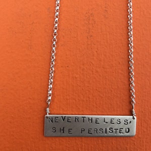 Politcal statement necklace