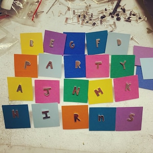 ABC’s- stud earrings- any letter