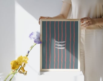 Sardinen Kunstdruck: Küche Essen Poster (Digitaler Download)