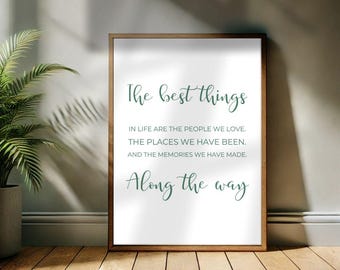 Motivational Quote Wall Art Print, Home Decor (Digital Download)