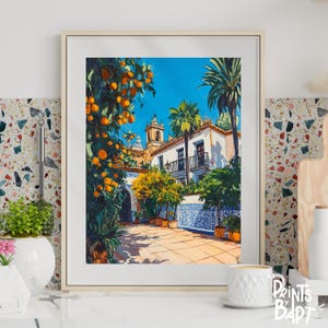 Seville Art Print, Spanish Wall Art, Seville Print, Travel Gift, Europe Print, Seville Wall Art, Plaza De Espana, Digital Download