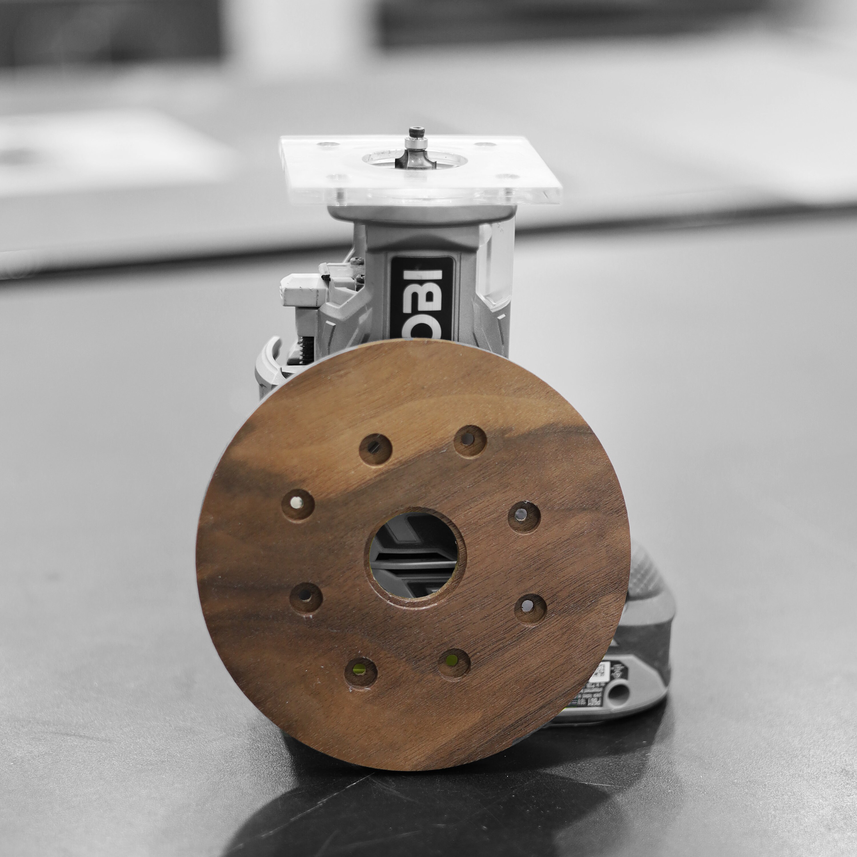 Walnut Router Base Plate - Dewalt and Ryobi - Etsy