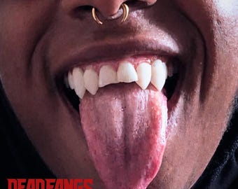Colmillos dobles de Bloodletter: dientes de vampiro personalizados para cosplay peludo de Halloween