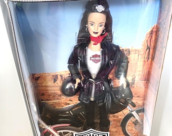 Vintage Harley Davidson Barbie Doll, Brunette, Collector Edition