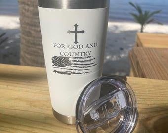 For God and Country 20oz Tumbler