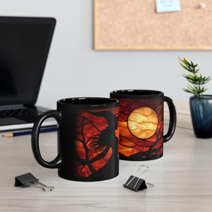 Witch Mug, Witchy Mug, Witch Moon Mug, Witchcore, Witchy Stuff, Witch Aesthetic, Halloween Coffee Mug, Witch Ceramic Cup