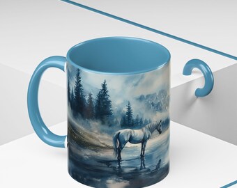 Taza de caballo, regalos de caballo, taza de café de caballo, taza de caballo, regalo para amantes de los caballos, regalos de caballos para niñas, regalos de caballos para mujeres