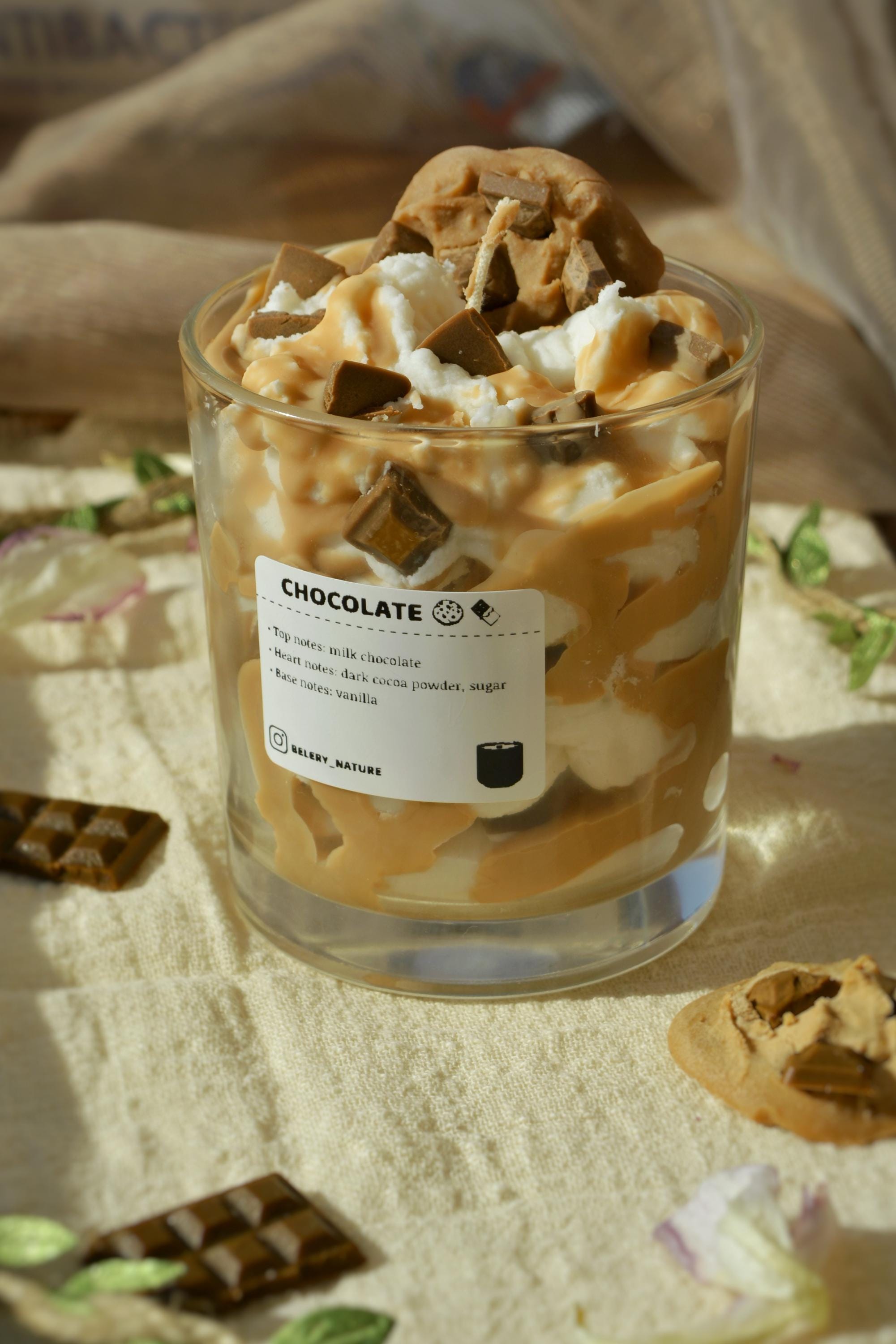 Dessert Candles, Soy Wax ''Chocolate'', Cookies Birthday Gift