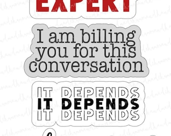Legal Laughs: Hilarious Stickers for Law Nerds