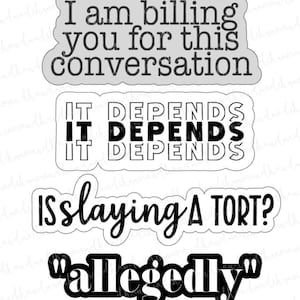 Legal Laughs: Hilarious Stickers for Law Nerds