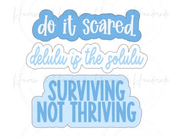 Positive Affirmation Stickers | Mental Health Stickers