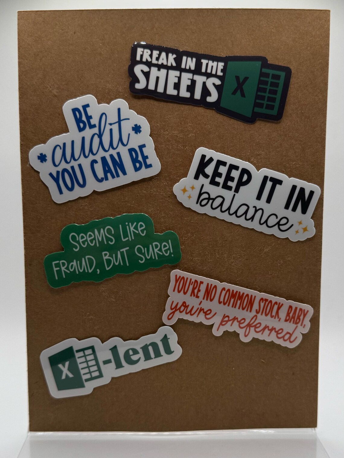 Funny Accountant Stickers: CPA Gift, Bookkeeping Office Humor - Etsy