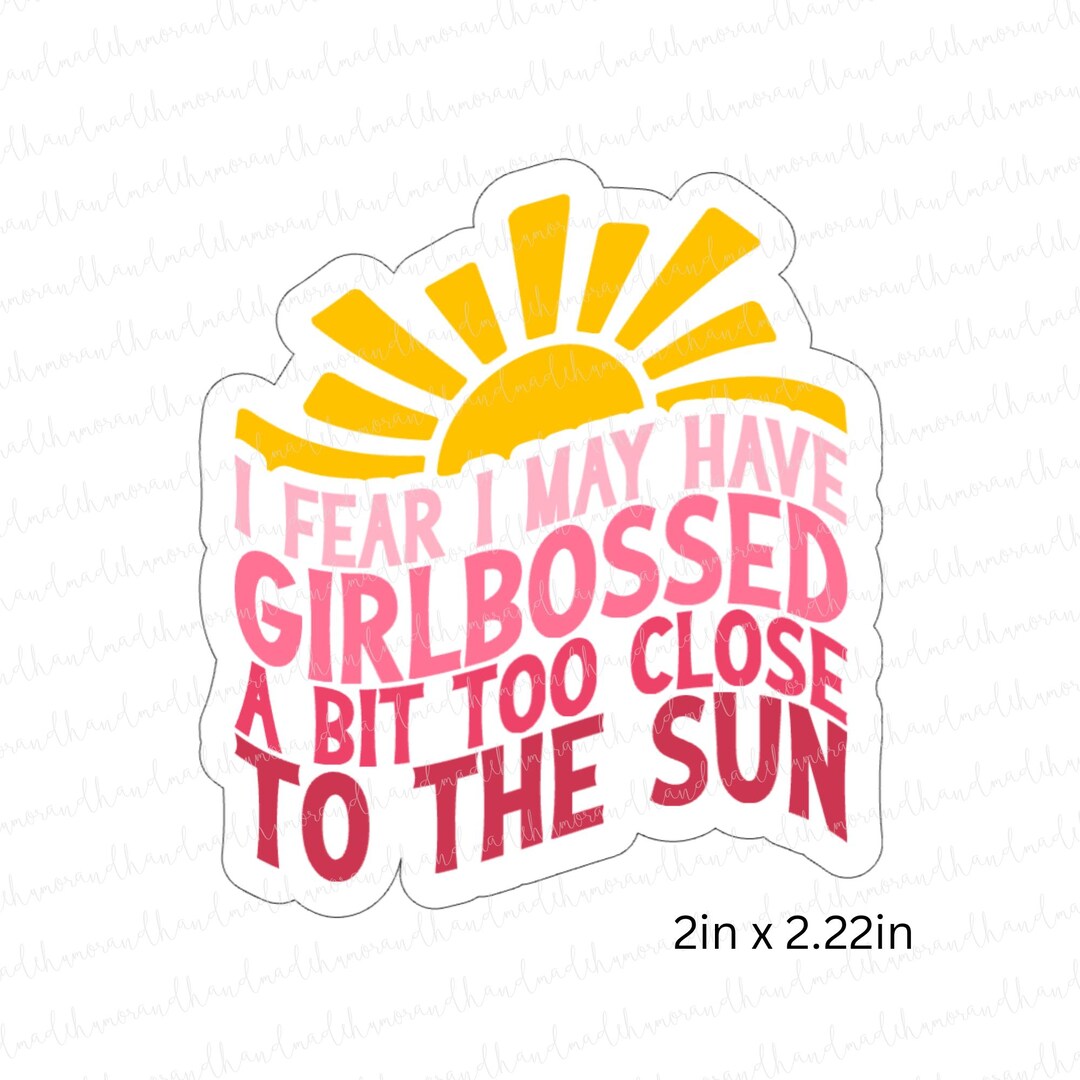 Girlboss Sticker: Feminist Empowerment Vinyl Decal - Etsy