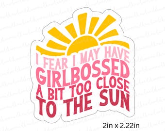 Girlboss Sticker: Feminist Empowerment Vinyl Decal