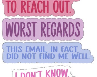 Snarky Sticker Stack