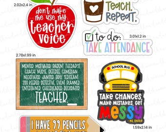 Teacher Tammy:  Fun & Motivational Sticker Set for Educators