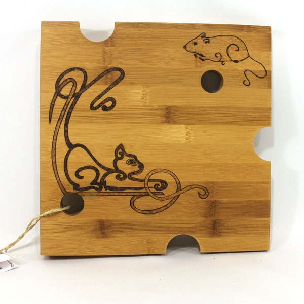 Cutting Board - Cat and Mouse