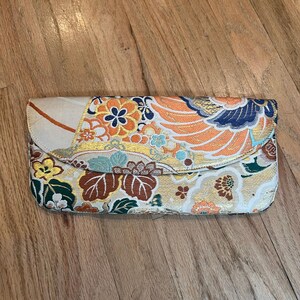 Pochette in seta Obi Brocade Gump degli anni '60