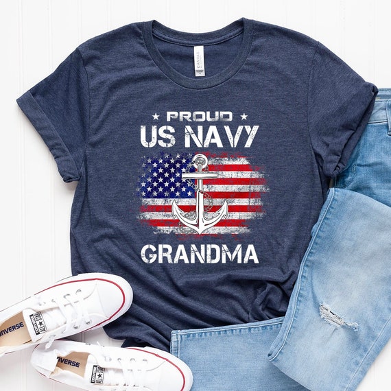Navy grandma shirt Clearance