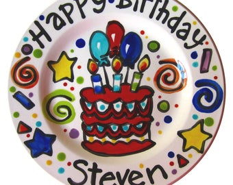 custom cake plate etsy