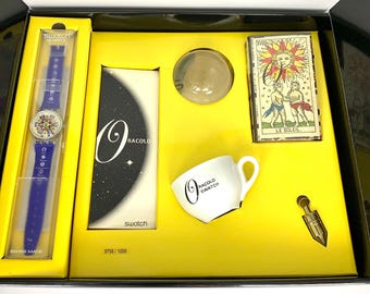 Vintage Swatch Watch "Oracolo" Big Box Set,  Designed By Walter Wegmüller (1996)
