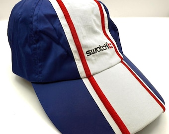 Rare Vintage Swatch Watch Brand Hat Baseball Cap