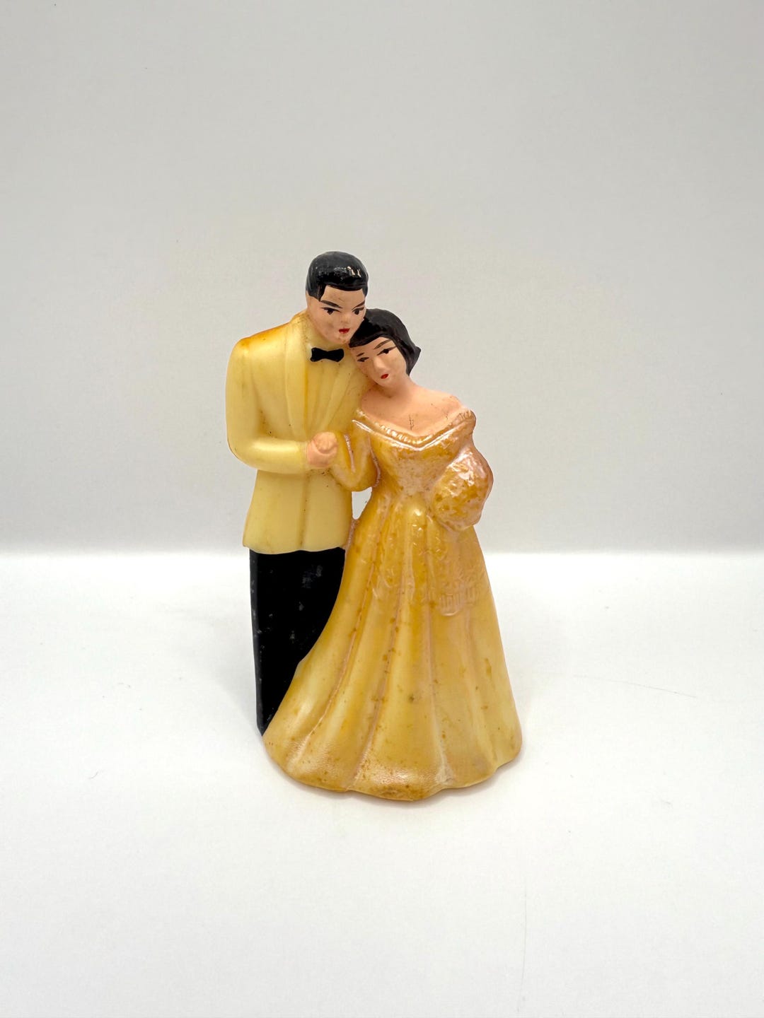 Vintage Bride and Groom Wedding Cake Topper - Etsy