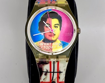 アナログ腕時計 SWATCH ARCHIMIX ONCE AGAIN Women's Urethane Watch GP148 Swatch Watch Astilbe GP140 Women's 34mm Great Condition