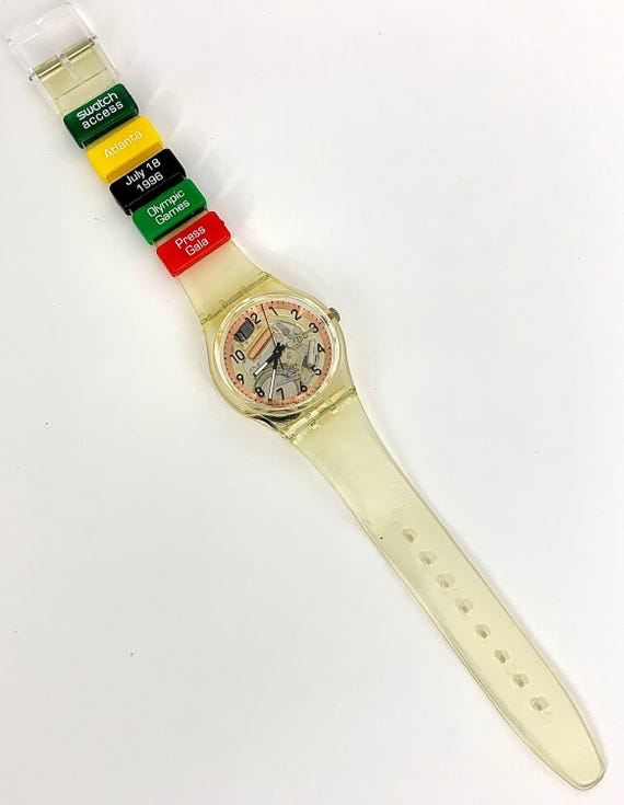 Vintage Swatch Watch Special Edition Access "Atla… - image 2