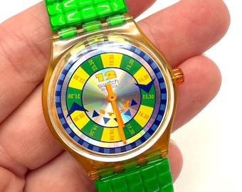 Vintage Swatch Watch "Green Speed" (1993)