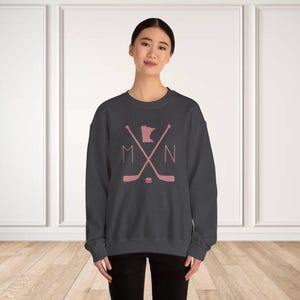 Minnesota Up North Sweatshirt, Unisex Crewneck Jumper, Minnesota Apparel, North Woods Clothing, Cabin Wear, Cozy Minnesota Sweatshirt