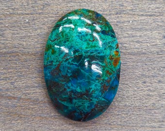 Parrot Wing Chrysocolla Cabochon