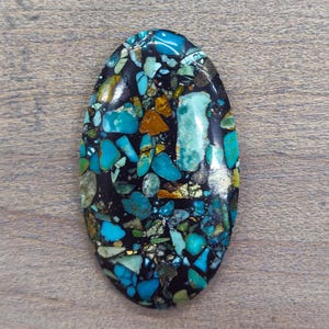 Kingman Türkis Komposit Cabochon