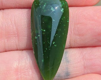 Chrome Jade Cabochon