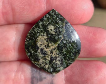 Wyoming Flower Jade Cabochon
