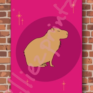 Capybara Digital Print