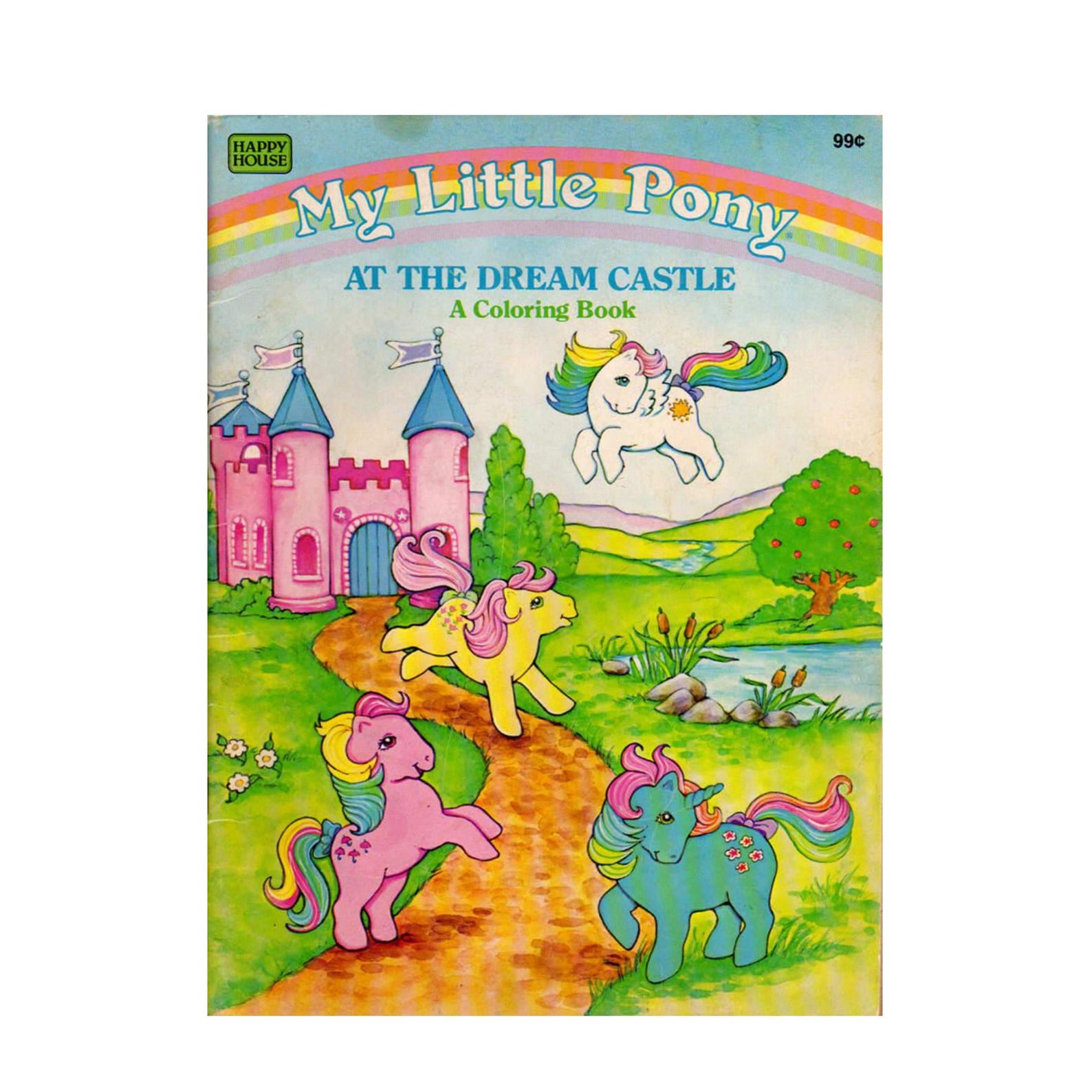 My Little Pony Coloring Book, MLP, Vintage Book to Color, Instant ...