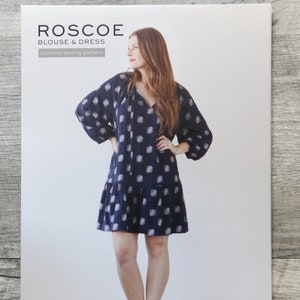 ROSCOE BLOUSE & DRESS by True Bias , Paper Pattern