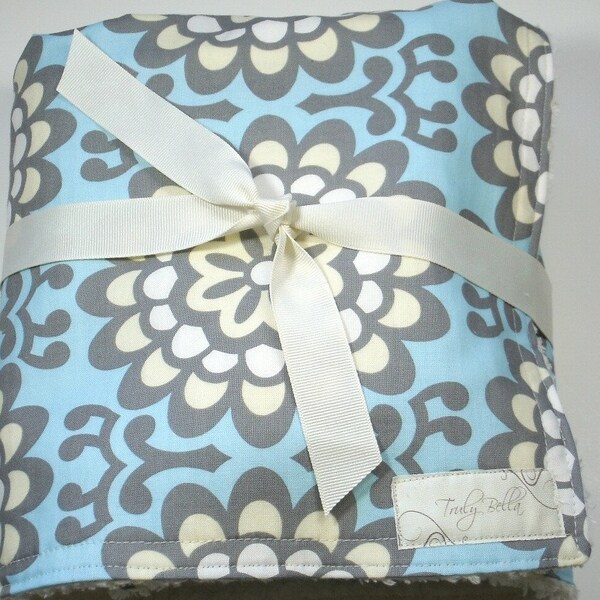 Large Cotton Chenille Infant and Toddler Blanket, Wallflower