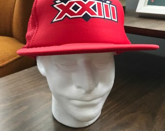 Super Bowl XXIII Trucker Mesh Hat 49ers Bengals Football NFL Cap