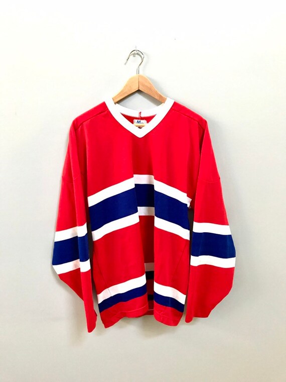 montreal canadiens vintage wool jersey