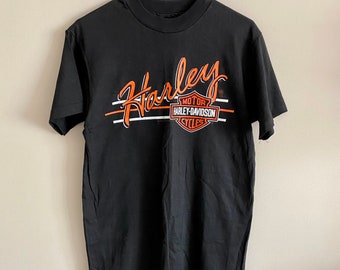Vintage Harley Davidson T-Shirt 1989 NOS Single Stitch Near-Mint Condition Motorcycle Olympia Washington NWOT