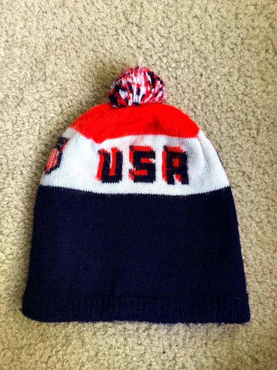 usa knit hat